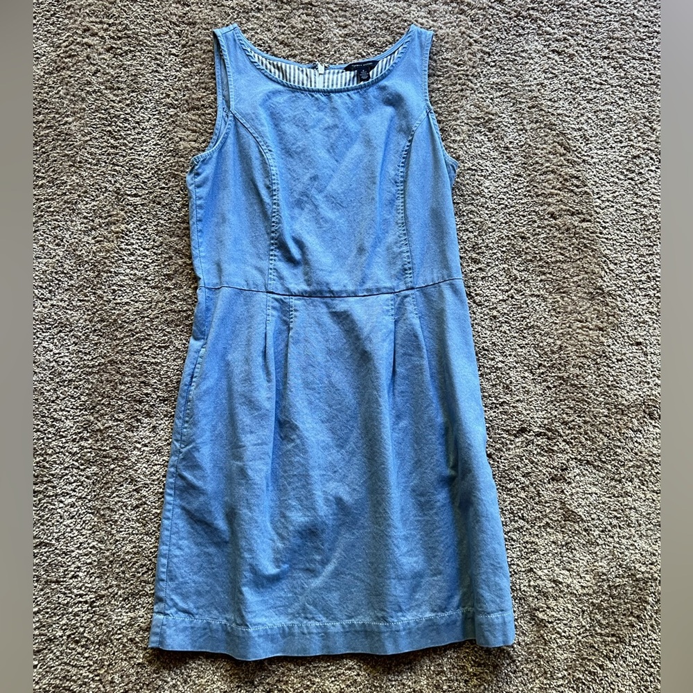 TOMMY HILFIGER | Denim Sleeveless Dress with Pockets size 8/M